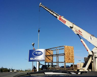 Koenig Subaru Sign Setting